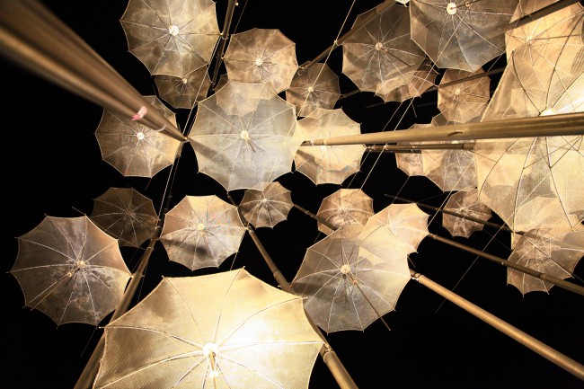 Lightened Decorative Umbrellas